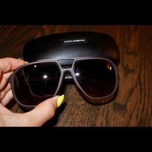 Dolce and Gabbana square aviator sunglasses